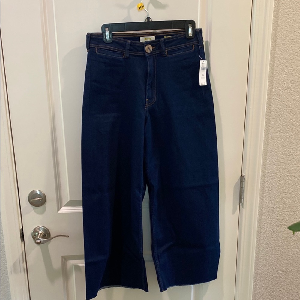 Mauve Wide-Leg Jeans - Size 29 Petite